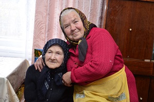 105-річна мешканка Тернопільщини зустрілася з міліціонерами