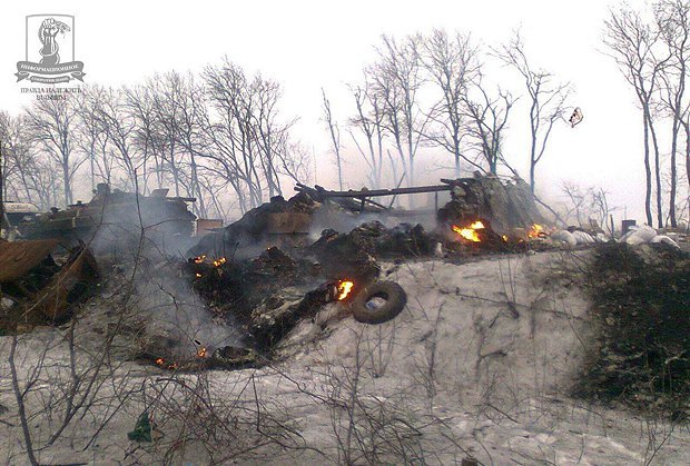 Військові під Дебальцевим розгромили танкову групу бойовиків