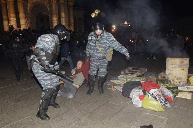 Зрада Євромайдану-2013. Чорна субота (ВІДЕО)